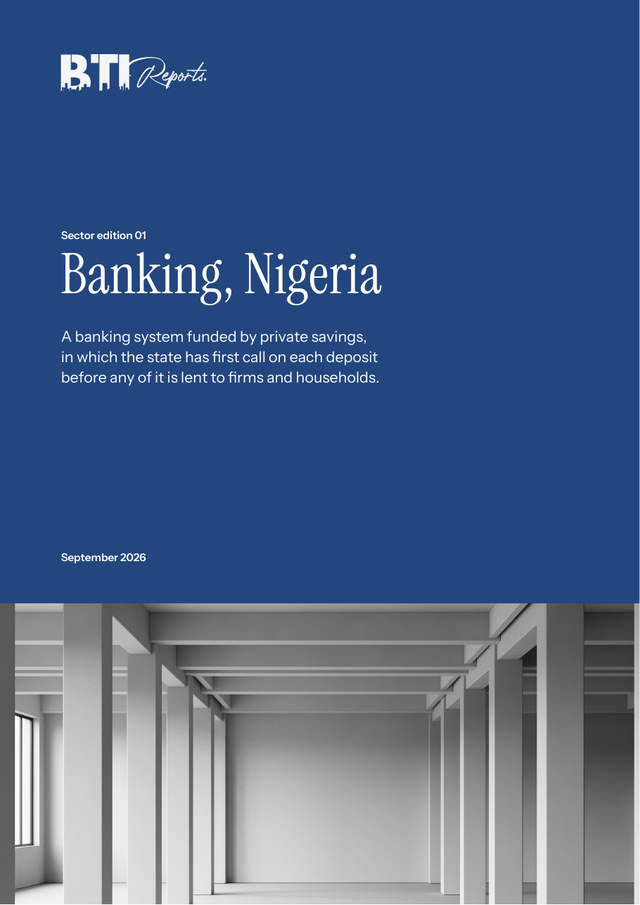 Cover of Banking, Nigeria, sector edition 01
